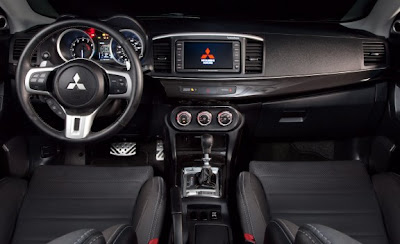 2010 Mitsubishi Lancer Evolution MR Touring Interior View