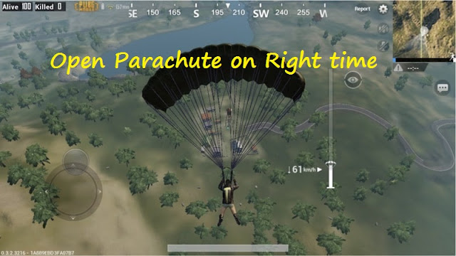 Open Parachute on Right time