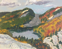 My painting of Carmichael (Nellie) Lake