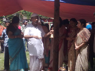 Lake Gardens Peoples' Association Sarbojanin Durgotsab, NETK, Khuti Puja