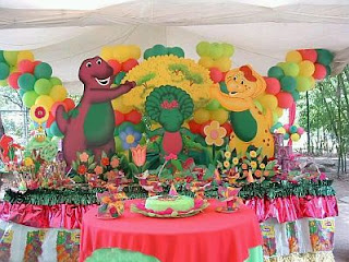Barney Children's Parties Decoration