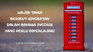 singkatan dalam bahasa inggris