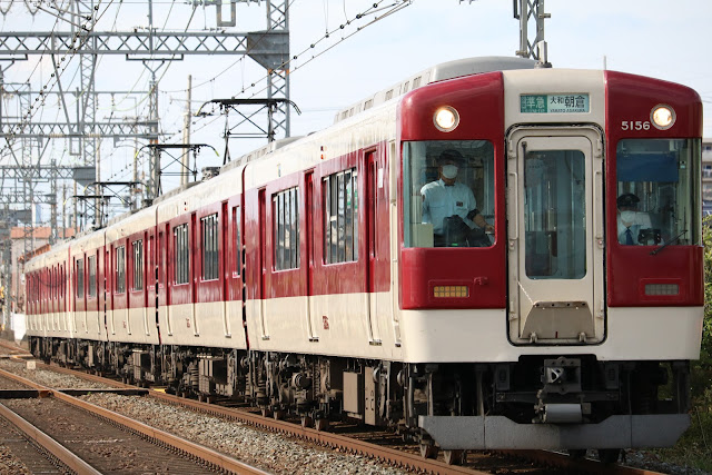 近鉄大阪線撮影記 恩智第6号踏切(恩智駅ー法善寺駅間) 5200系