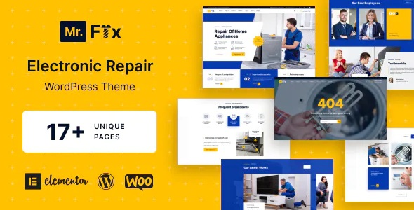 Best Appliances Repair Services WordPress Theme