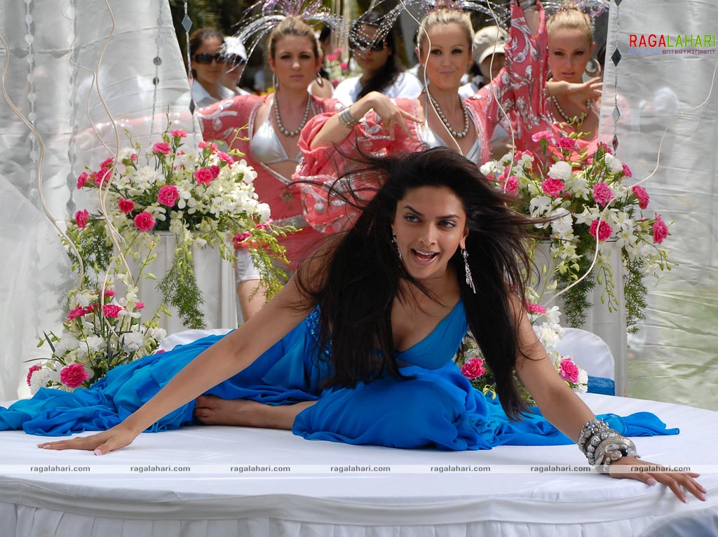 Deepika Padukone in a stil from the telugu movie 'Love 4 Ever'.