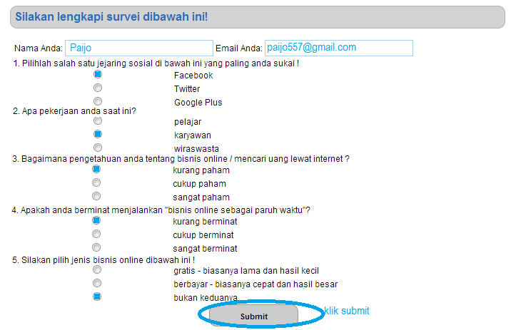 Kumpulan Member IDsurvei