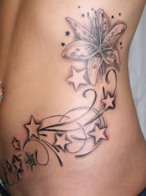 Star Tattoos Designs For Girls name tattoo ideas