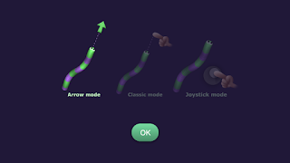 Setting mode control slither.io