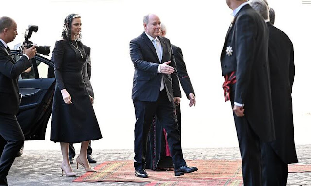 Prince Albert and Princess Charlene visited Vatican for the meeting with Pope Francis