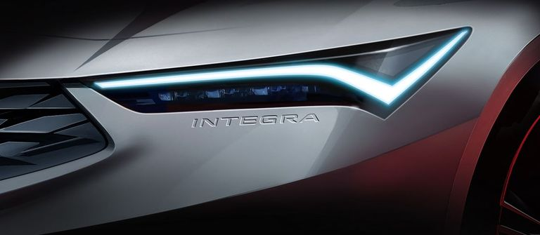 Acura teases a four-door hatchback, the 2023 Integra