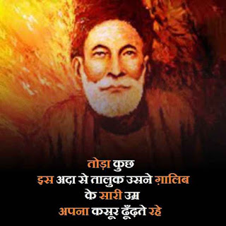 Mirza Ghalib Shayari In Hindi