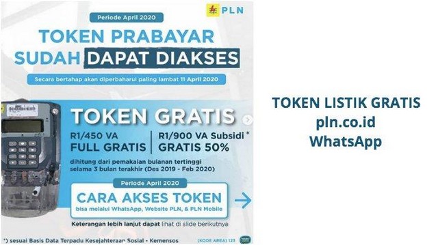 TOKEN LISTRIK GRATIS SELAMA 3 BULAN