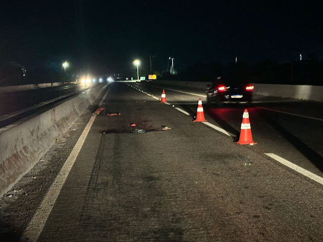 Homem morre atropelado na Ponte da barragem de Genésio na BR-304 em Mossoró