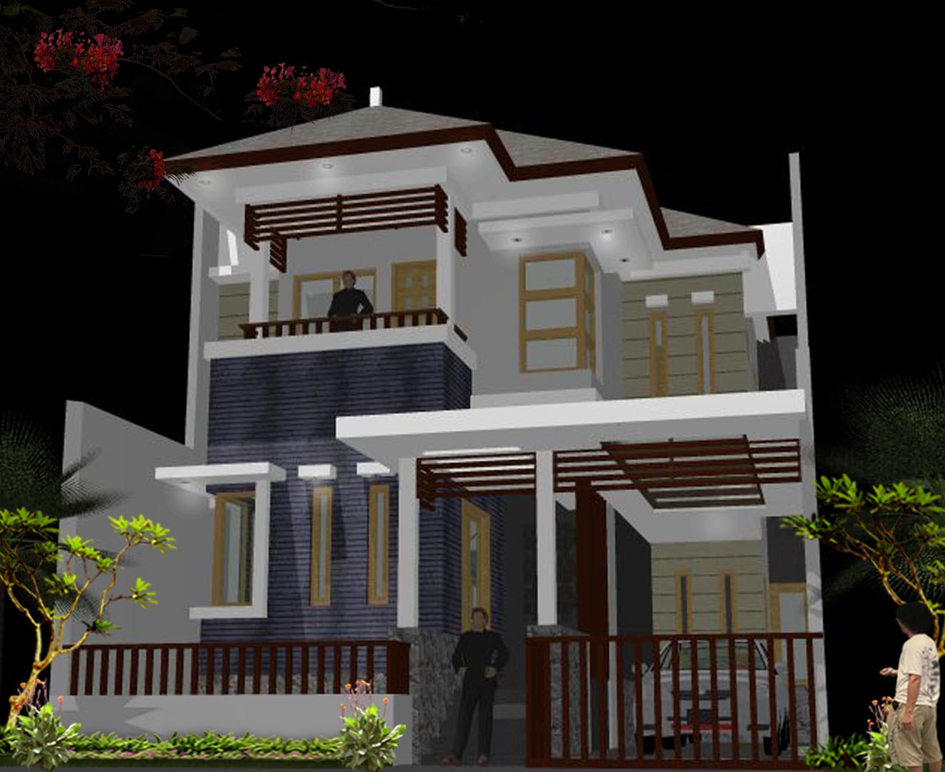 30 Model Desain Rumah 2 Lantai Minimalis