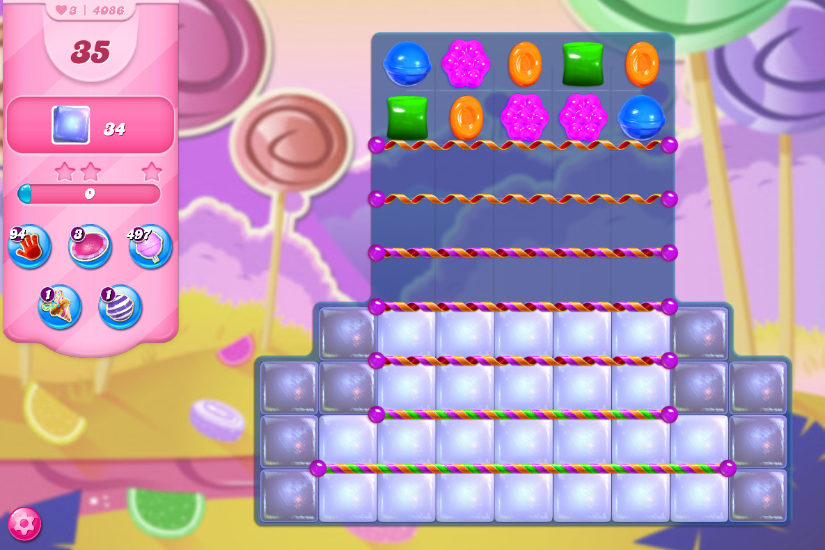 Candy Crush Saga level 4086