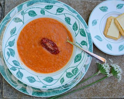 Slow-Roasted Tomato Soup, another simple, seasonal soup ♥ AVeggieVenture.com.