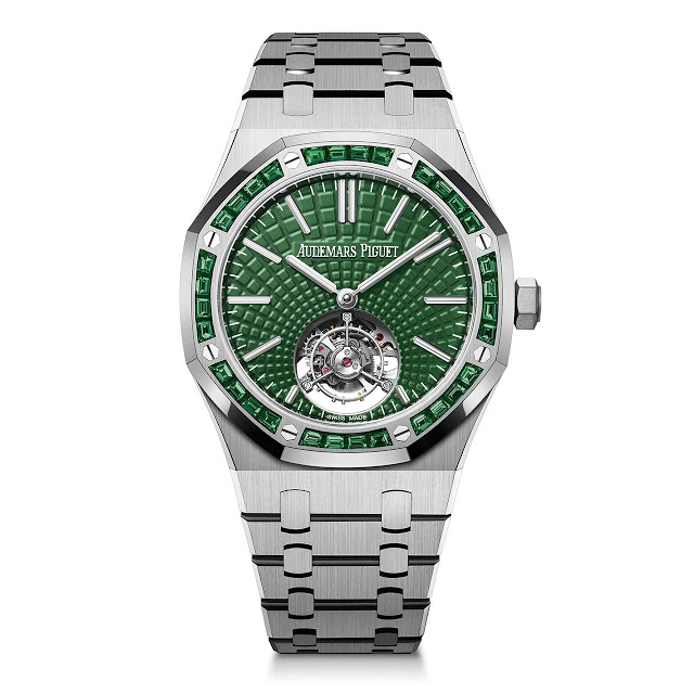 Cinq nouvelles répliques Audemars Piguet Royal Oak cadran vert montres à bas prix