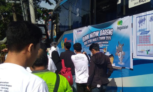 Pegadaian Siapkan 3 Bus Damri, Untuk Mudik Gratis Ke Selayar