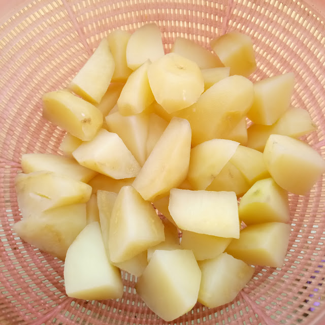 Macaroni - Irish Potatoes Vegetable Sauté