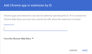 Extension id