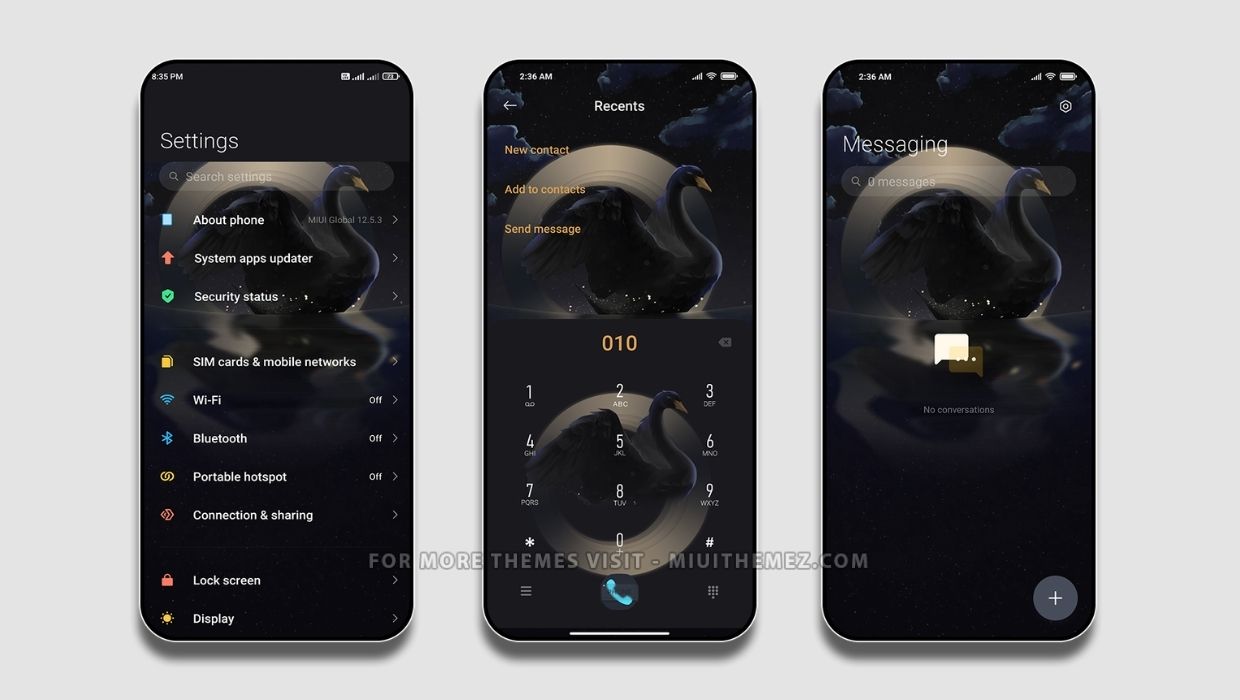 Swan Lakes MIUI Theme