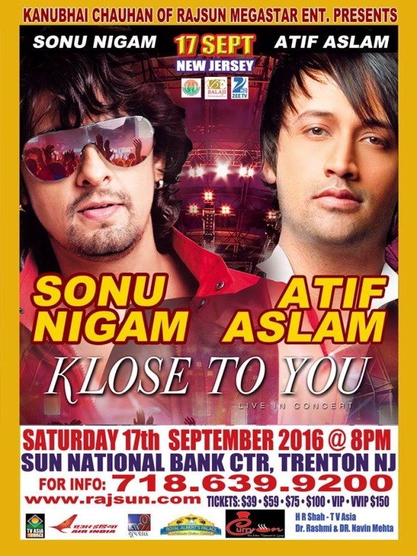  Sonu Nigam and Atif Aslam Concert 2016