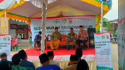 Kolaborasi TNI-Polri dan PCNU Kabupaten Indramayu, Gelar Bazar Murah Ramadhan di Kecamatan Sliyeg