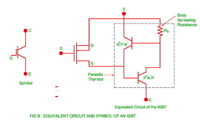 equivalent circuit of igbt