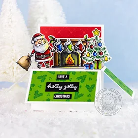 Sunny Studio Stamps: Santa Claus Lane Christmas Interactive Card by Rachel Alvarado