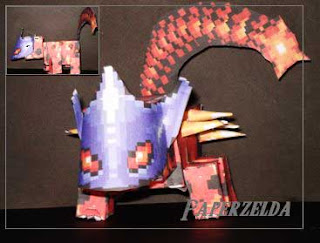 Helmasaur King Papercraft