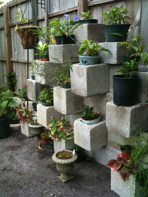 Fresh 15 of Concrete Block Planter Ideas