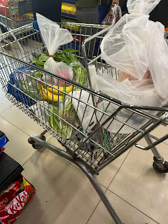 Groceries Shopping dan Tempah Langsir