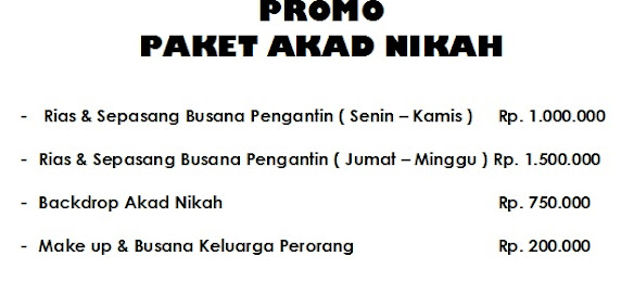 Paket Akad Nikah | Cimuning, Mustikasari | Make Up Pengantin | Dekorasi Backdrop Pelaminan | Rias Pemberkatan | Pernikahan Rumah Gedung Aula