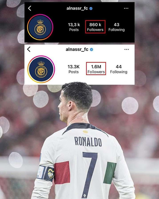 Follower Ronaldo di Al-Nassr