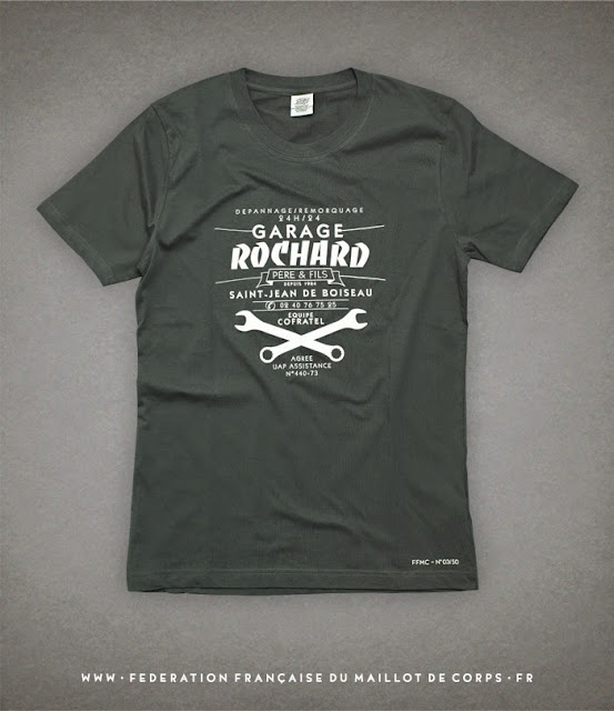 ©Federation Francaise du Maillot de Corps t-shirt GARAGE ROCHARD #2