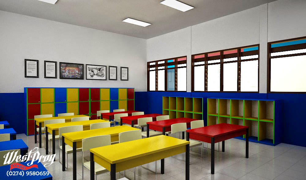 Desain sekolah  Lazuardi di Klaten westprogstudio