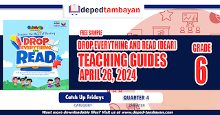 GRADE 6 CATCH-UP FRIDAYS TEACHING GUIDES WITH READING MATERIALS MARCH 26, 2024 , FREE DOWNLOAD