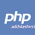 บทเรียน PHP : ฟังก์ชั่น addslashes