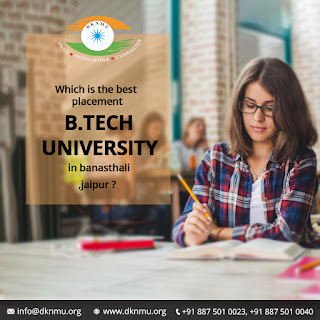 best placement btech university in banasthali,jaipur