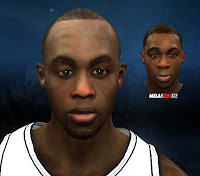 NBA 2K12 James Anderson of San Antonio Spurs Cyber face Patch