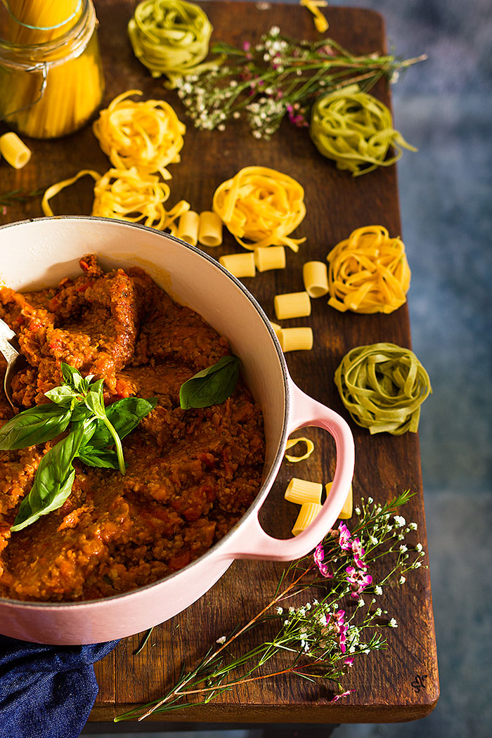 Bolognesa o ragú de ternera de Jamie Oliver