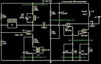 Long range AM transmitter Circuit Schematic With Explnation