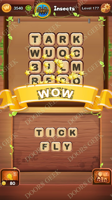 Word Bright Level 177 Answers, Cheats, Solutions, Walkthrough for android, iphone, ipad and ipod