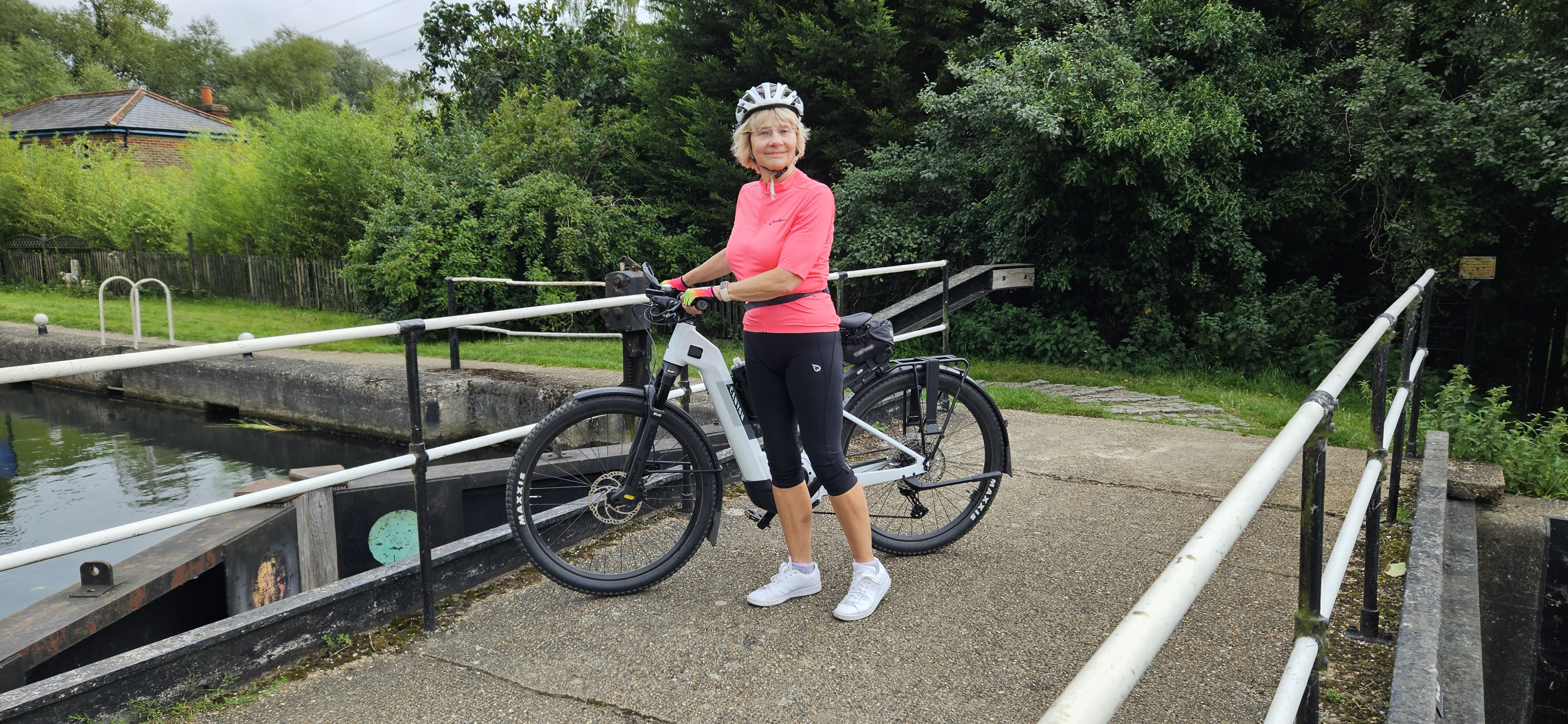 Cycling to keep fit:  Gail Hanlon from Is This Mutton