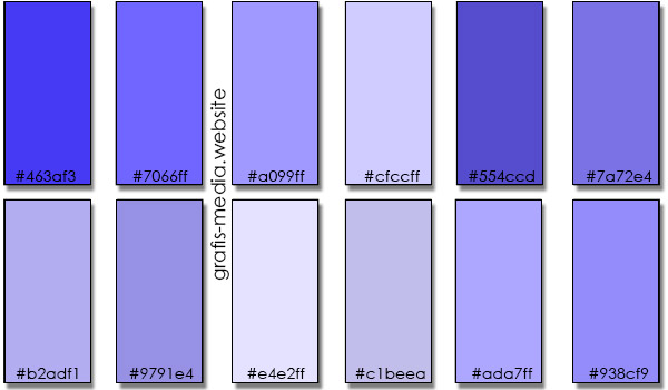 Contoh Warna  warna  Pastel  Beserta Kodenya GRAFIS MEDIA