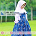 Model Baju Gamis Katun Jepang Motif Bunga