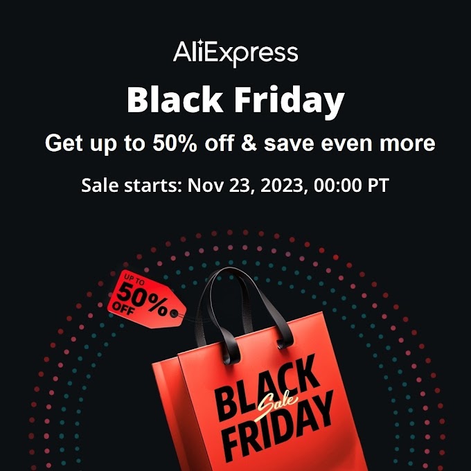 تخفيضات بلاك فرايدي AliExpress حتي 50% على الموبايلات والاكسسوارات والملابس والاحذيه