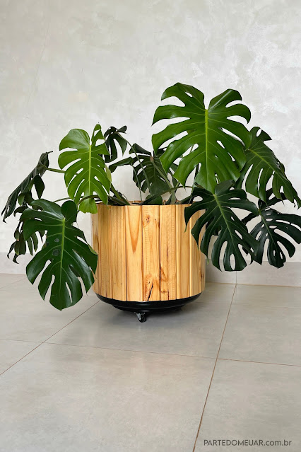 Cachepot cesto maquina