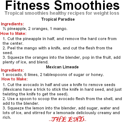 Fitness smoothies |