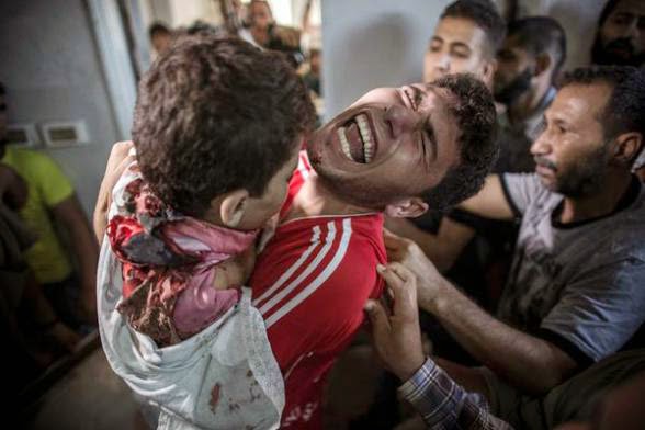 Israel-Gaza conflict, sad pictures, people in war, crying people, making tears,